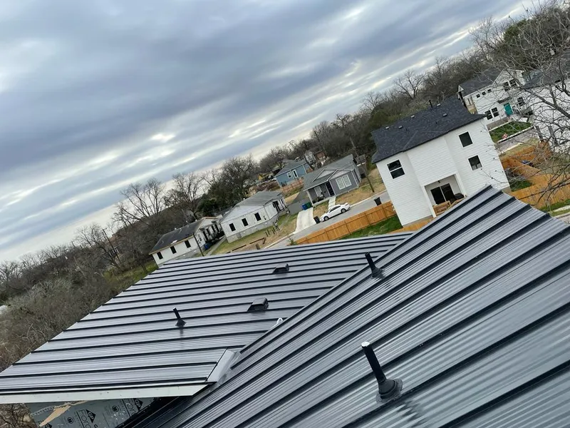 Standing seam metal roof panels with vents for Skylight Repair in Pennfield